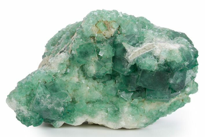 Green Fluorescent Cubic Fluorite Crystals - Madagascar #361318
